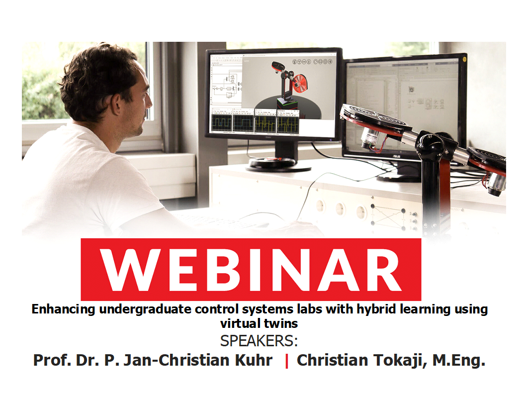 Webinar: バーチャルツインを使用したハイブリッド学習による学部の制御システムラボの強化のサムネイル