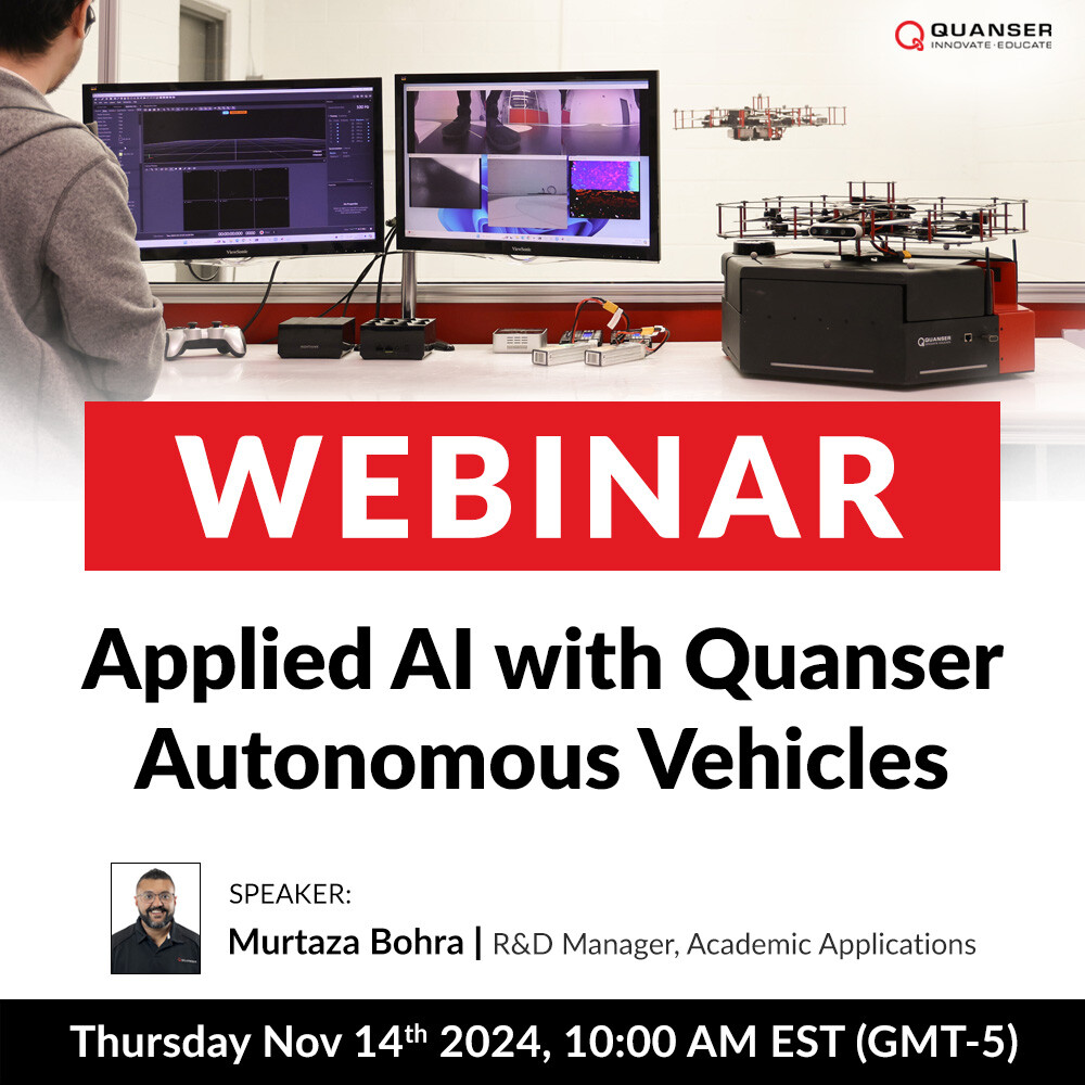 Webinar: Quanser 自律走行車に AI を応用のサムネイル