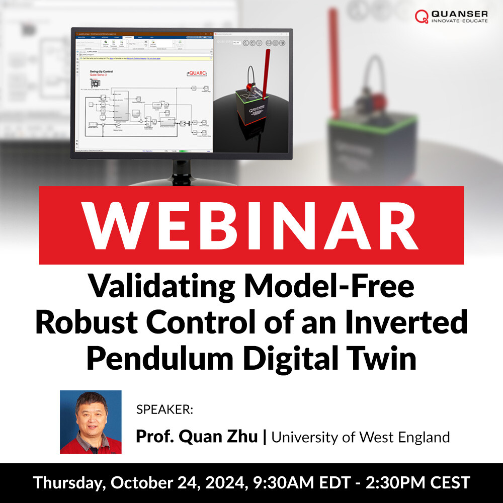 Webinar: 倒立振り子デジタルツインのモデルフリーロバスト制御の検証のサムネイル