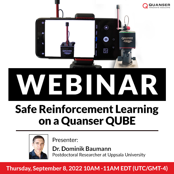 Webinar:Quanser QUBE での安全な強化学習のサムネイル